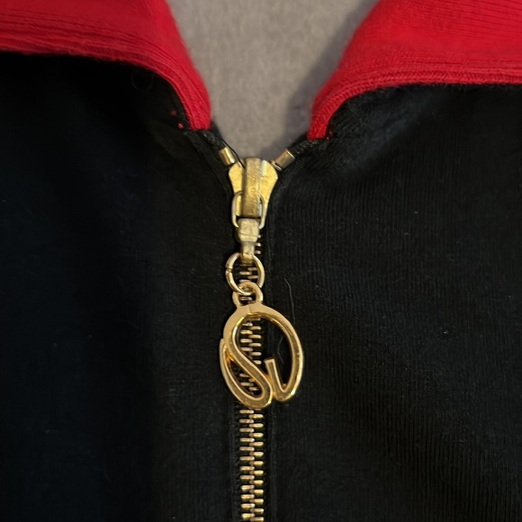 St. John Sport by Marie Gray Black Zippered Sweater - Picture 2 of 7